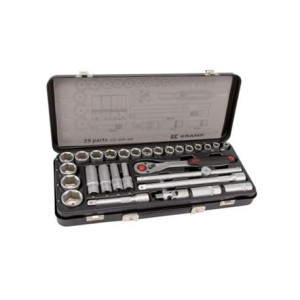 Zestaw kluczy nasadowych 1/2" 29elem.