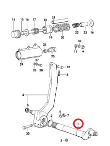 Wał 0.9107.720.0 DEUTZ FAHR
