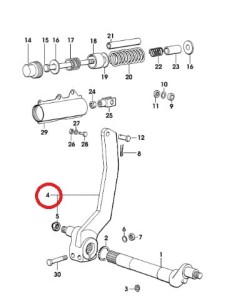 Dźwignia 0.9107.721.4 DEUTZ FAHR