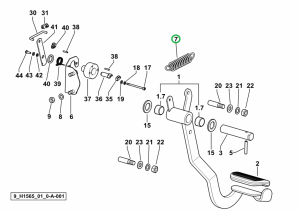 Sprężyna 2.4049.211.2/40 SDF PARTS