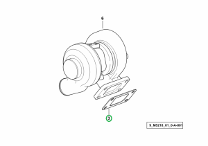 Uszczelka turbo 0.071.1860.0 SDF PARTS