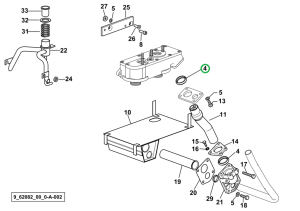 Pierścień 32.5x8.5x5.9 0.255.8255.0/60 SDF PARTS	