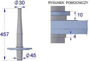 WAŁ PIONOWY C105.05.04.00/1 (BĄCZEK) TYP IV (Z010/2) (S) SAMASZ