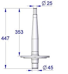 WAŁ PIONOWY  C104.05.01.00 SAMASZ