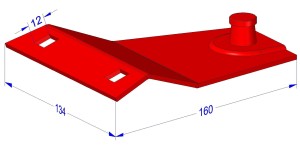 Trzymak nożowy C108.05.04.00 (Z154) (S)