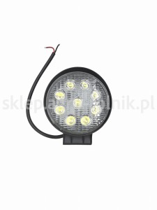 Lampa robocza 9LED 27W okrągła 2150Lm TT