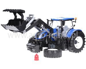 Traktor New Holland T7.315 z ładowaczem BRUDER 