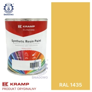 Lakier pasujący do maszyn Demag żółty RAL1435 1L KRAMP