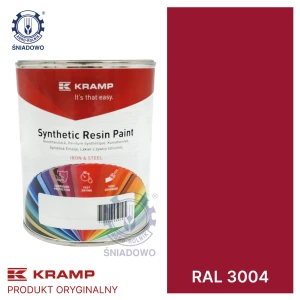 LAKIER FARBA RAL 3004 1L KRAMP