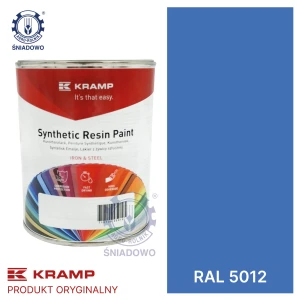 Lakier do maszyn RAL, 5012 niebieski lekki 1 l KRAMP