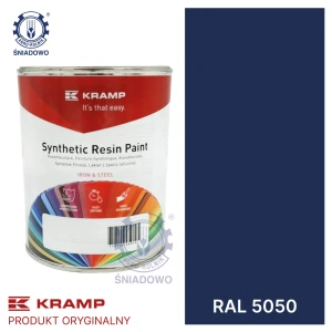 Lakier pasujący do maszyn Bogballe niebieski RAL5050 1L KRAMP
