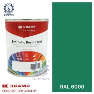 Lakier do maszyn RAL, 6000 zielony stepowy 1 l KRAMP