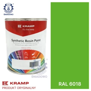 Lakier do maszyn RAL6018 1L KRAMP