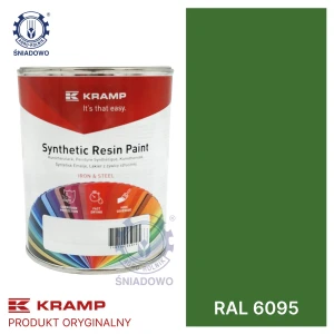 Lakier pasujący do maszyn Celli zielony RAL6095 1L KRAMP