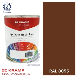 Lakier pasujący do maszyn David Brown brązowy RAL8055 1L KRAMP