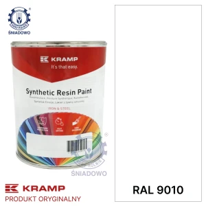Lakier do maszyn RAL9010 1L KRAMP