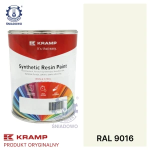 Lakier do maszyn RAL9016 1L KRAMP
