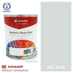 Lakier do maszyn RAL9018 1L KRAMP