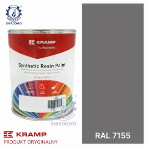Lakier pasujący do maszyn Hitachi ZX 35 cabin grey  RAL7155 1L KRAMP