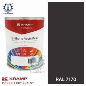 Lakier pasujący do maszyn Husqvarna grey RAL7170 1L KRAMP