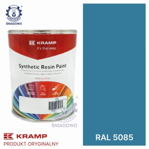 Lakier pasujący do maszyn Eicher light blue RAL5085 1L KRAMP