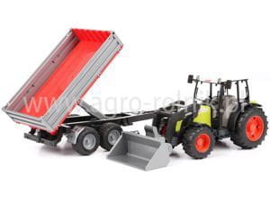 Traktor Class Nectic 267 z ładowaczem BRUDER 02112